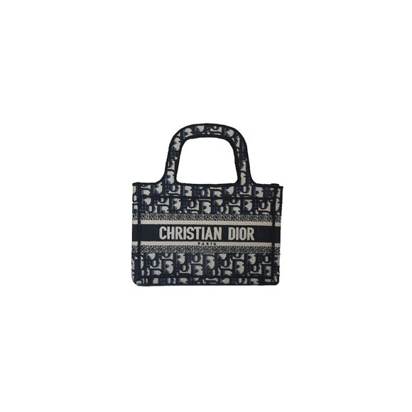 Dior Mini Book Tote Blue - Picture 1 of 3